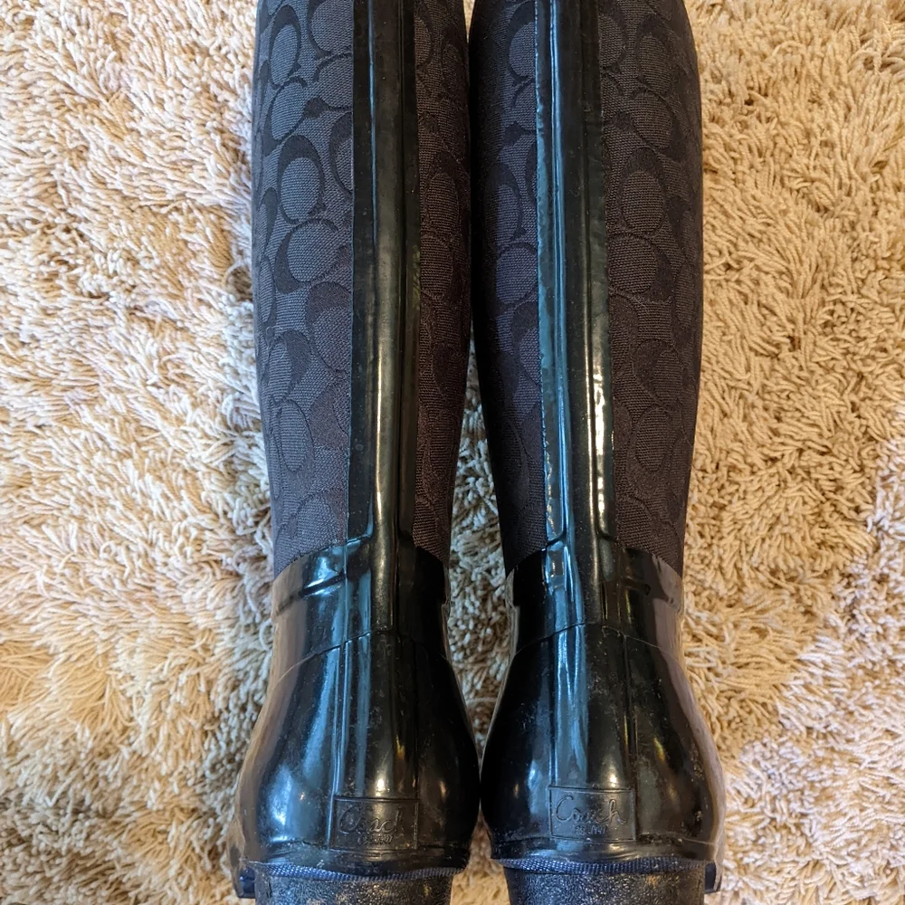 Coach Black Winter & Rain Boots - Picture 6 of 7